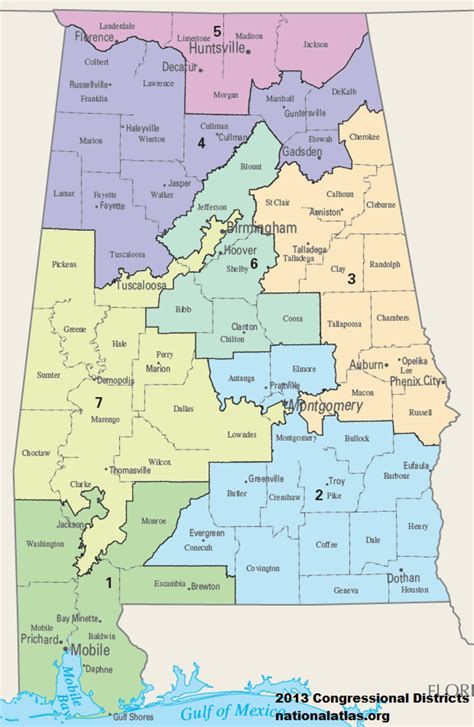 Alabamas Congressional Districts Wikipedia