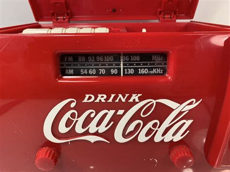coca cola collectible vintage radio cassette player old tyme cooler radio g5 ebay