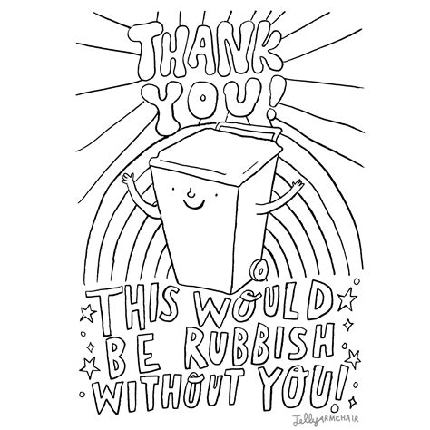Thank You Key Workers Colouring Sheets Funny Greetings Cards Jelly