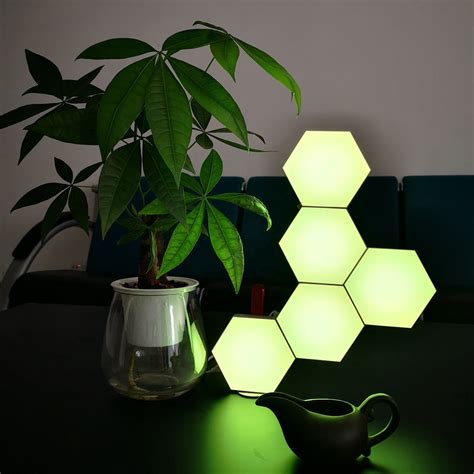 Led Honeycomb Lights With App Control Modular Assembly Helios Etsy