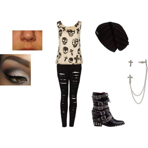 Cute Punk Outfit By Breannaleighsloan On Polyvore Clothes