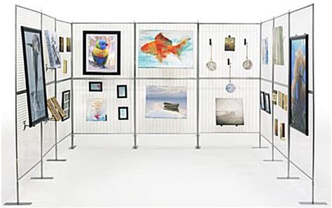 Art Show Display Booth Lightweight Knock Down Design