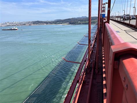 Golden Gate Bridges Half Built Suicide Barrier Already Working