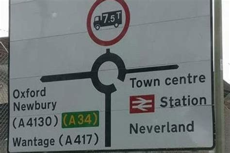 Prankster Adds Fictional Locations On Uk Road Signs