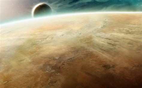 Sci Fi Planetscape Hd Wallpaper