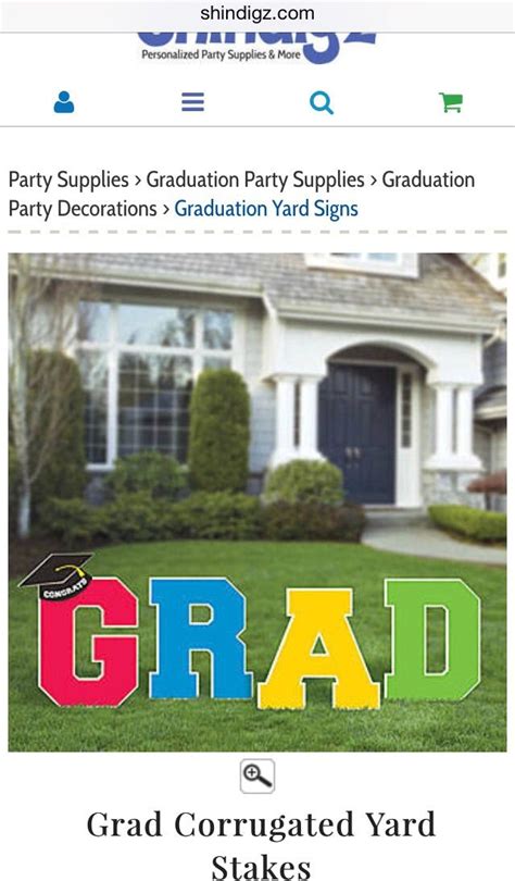 These fabulous graduation hats and lawn signs are a must have for your graduate! Yard decor | Graduation yard signs, Yard signs, Outdoor graduation