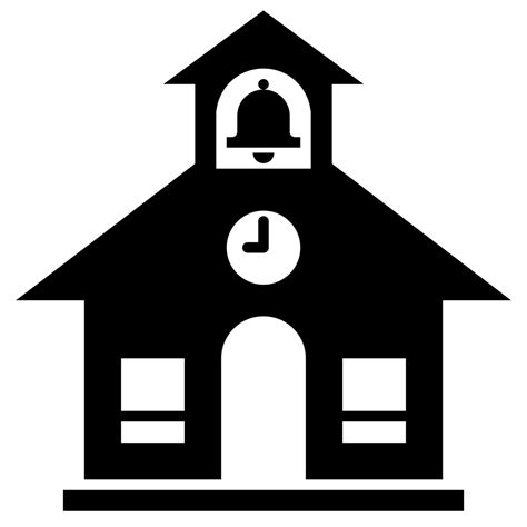 School House Icon Vector Png Transparent Background Free Download