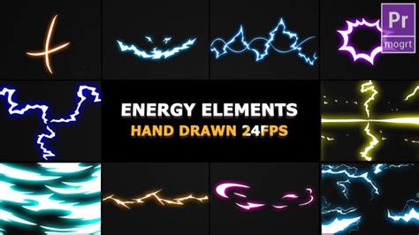Flash Fx Energy Elements And Transitions Motion Graphics Templates