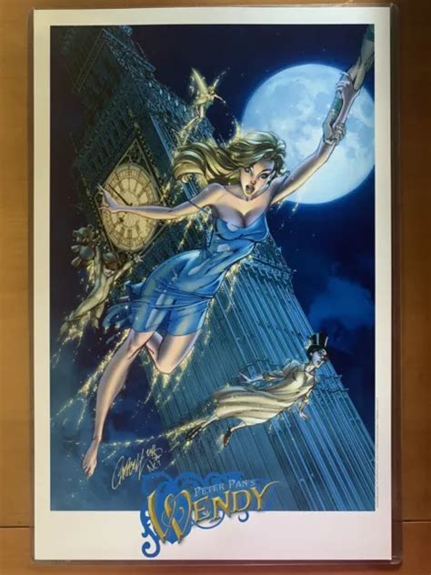J Scott Campbell Fairytale Fantasies Peter Pan And Wendy Art Print 89