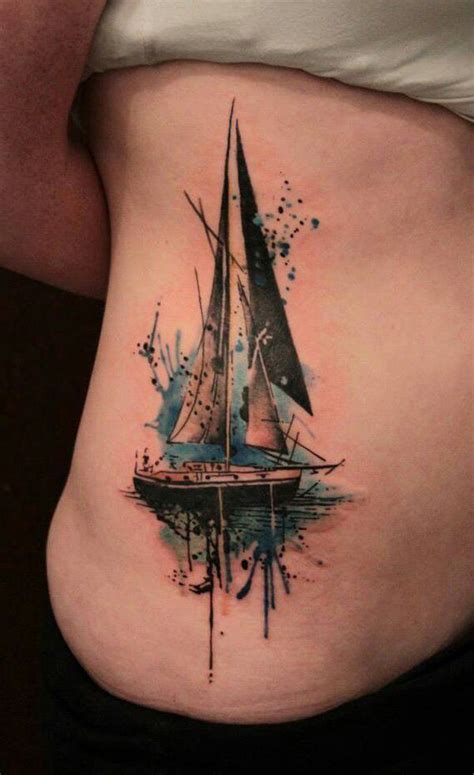 100 Boat Tattoo Designs Art And Design Boat Tattoo Sailing Tattoo