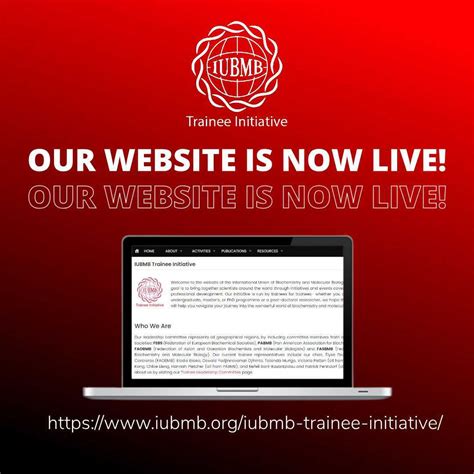 The IUBMB Trainee Initiative website is now LIVE - IUBMB.ORG
