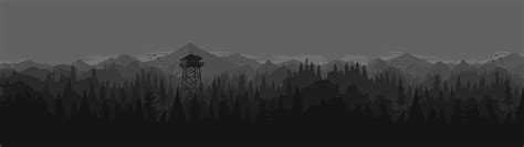 Greyscale Firewatch 5120x1440 Greyscale Nature Pictures Cool Pictures