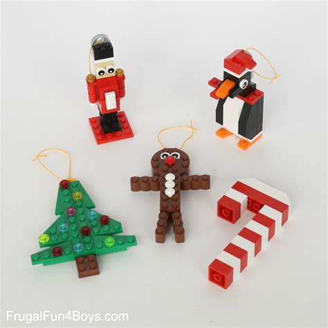 Five Lego Christmas Ornaments To Make With Building Instructions