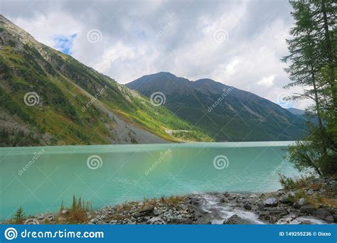 Turquoise Mountain Kucherla Lake Russia Altai Mountains Stock Photo