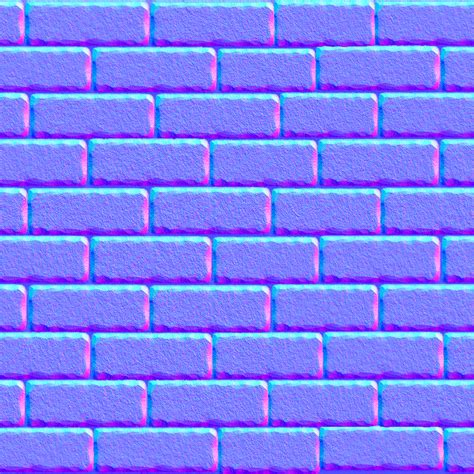Seamless Brick Rock Wall Normal Map By Zabacar On Deviantart