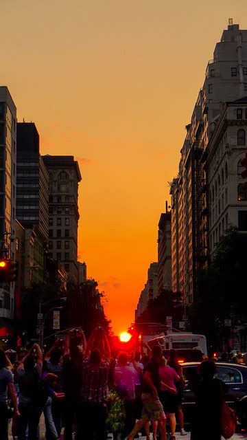 Manhattanhenge July 11 2014 Flickr Photo Sharing