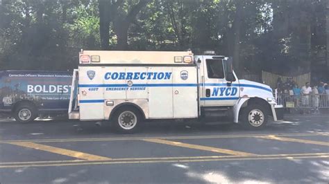 Rare Catch Of The Nyc Department Of Corrections Emergency Service Unit Truck In Brooklyn Youtube