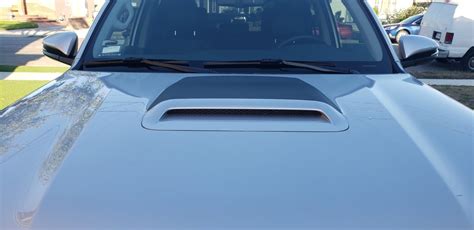 Journeytoberemembered 2nd Gen Tacoma Hood Scoop Decal 2nd Gen Anti Glare Hood Scoop Decal Shipping Now Page 17 Tacoma World For Now I Have Exterior And Yes That S Gutter Mesh