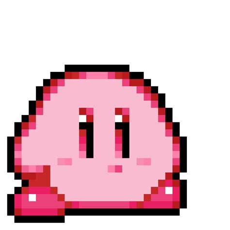 Kirby Pixel Art Transparent This Listing Is For A Bead Sprite Pixel