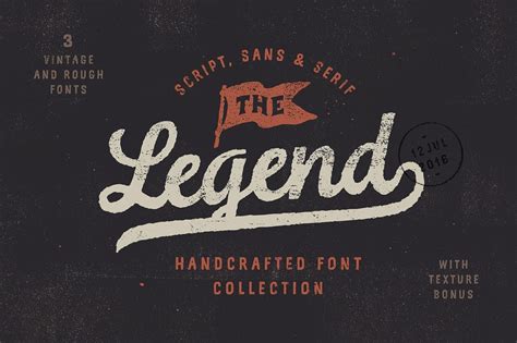 Legend Font Trio Textures Script Fonts Creative Market