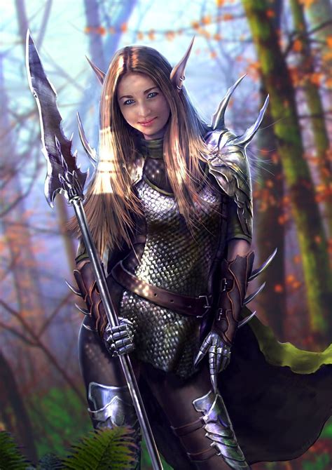 This Armor Might Be Doable Female Elf Warrior Girl