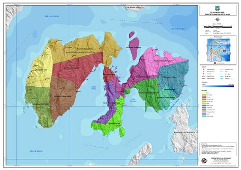 Peta Administrasi Kabupaten Banggai Kepulauan Bpk Perwakilan Provinsi