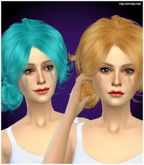 Simista Newsea Hairstyle Yu090f Retextured Sims 4 Hairs Images And