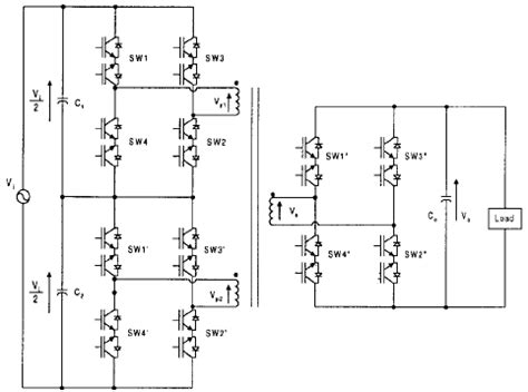 Circuit diagram of single phase power electronic ...