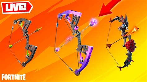 New Update In Fortnite Primal Bows Are Here Chapter 3 Youtube