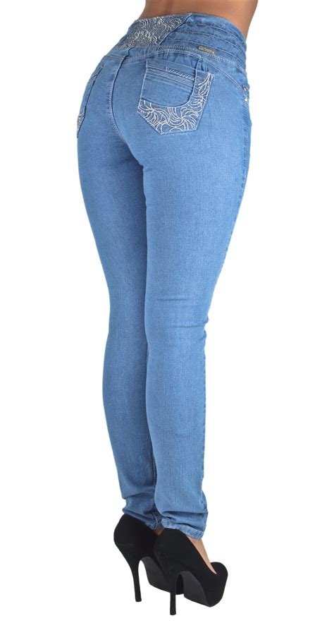 Plus Size Butt Lift Elastic Waist Skinny Jeans Ebay
