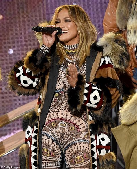 Jennifer Lopez Stuns In Ten Sexy Outfits As She Hosts The American Music Awards Daily Mail Online