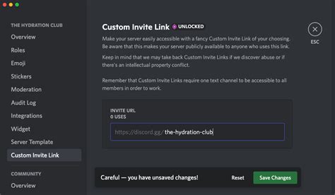 How To Make Custom Discord Invite Link