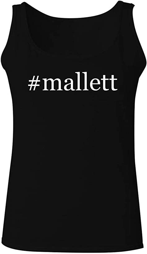 Mallett Womens Hashtag Soft Graphic Tank Top Black Small Clothing Shoes