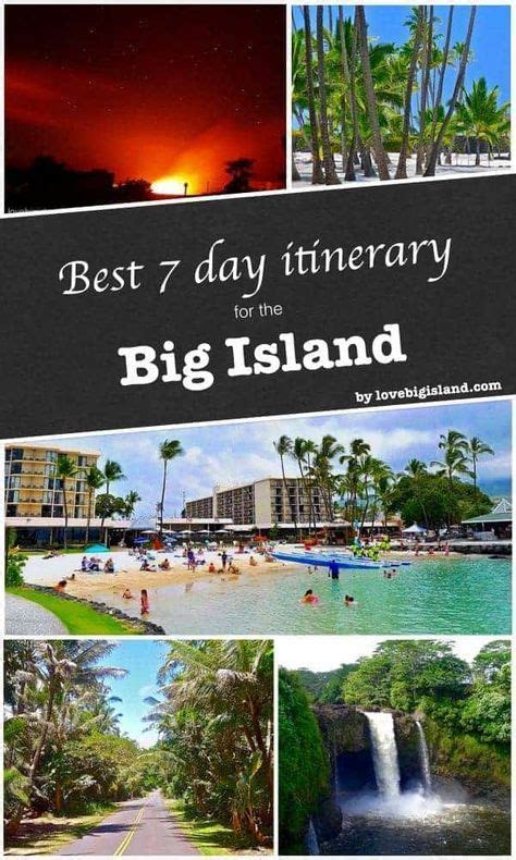 Best 7 Day Itinerary For The Big Island Updated For 2023 Big Island Hawaii Hawaii Vacation