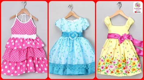 Kids Baby Summer Cotton Frocks Designs Girls Party Wear Dress Easy