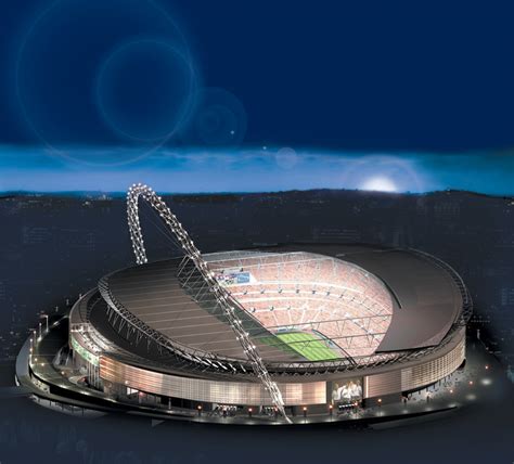 Even though the first stadium was demolished in 2003, the current option of the home of england's international team was. Design: Wembley - StadiumDB.com
