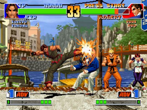 Screenshot Of The King Of Fighters 98 The Slugfest Playstation 1998