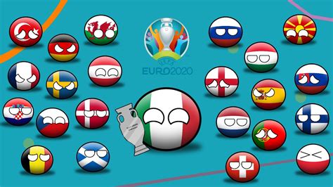 УЕФА Чемпионат Европы по футболу 2020 Countryballs Uefa Euro 2020