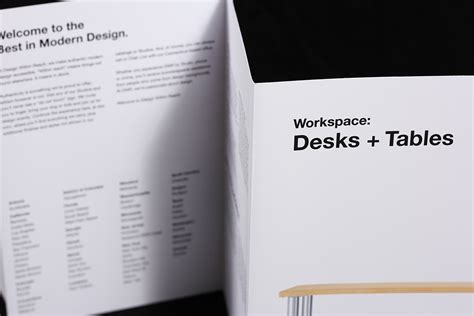 Brochure for Design Within Reach on Behance