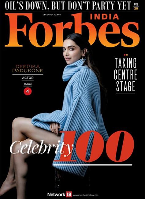2018 Forbes India Celebrity 100 Salman Khan Tops The List Deepika Padukone Is The Only Woman