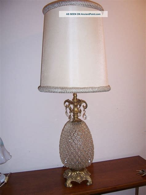 Buy pineapple table lamps and get the best deals at the lowest prices on ebay! Vintage Glass Pineapple Table Lamp Hollywood Art Deco Swag ...