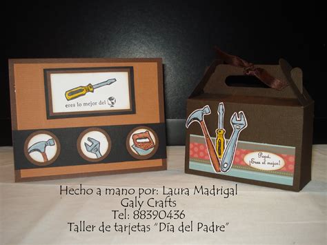 El día del padre es una celebración que no solo sirve para reunirse con toda la familia y entregar un :: Tarjetas Boutique Galy Crafts: Curso de tarjetas para el ...