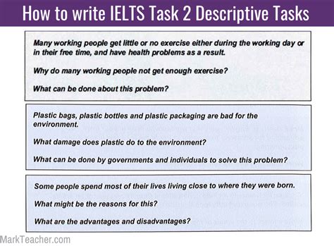How To Write IELTS Task 2 Descriptive Essays IELTS With Mark Teacher