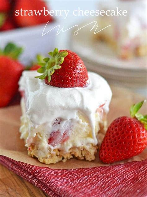 With Layers Of Cream Cheese Cool Whip Cheesecake Pudding And Fresh Strawberries This