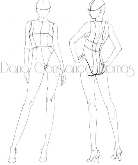 Croquis4 Fashion Sketch Template Fashion Model Sketch Fashion Design