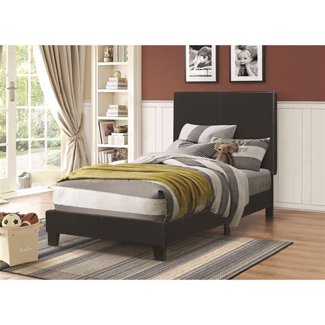 Coaster Upholstered Beds Upholstered Low Profile Twin Bed Rifes Home