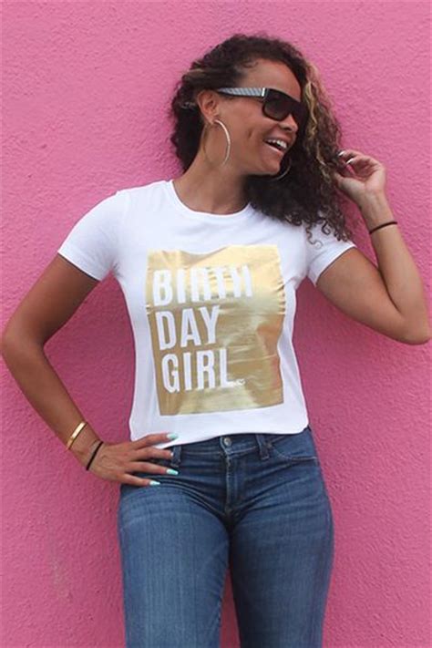 Gold Birthday Shirt Cute Bday Outfit Idea For Women