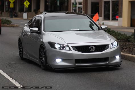 Honda Accord Coupe Cw 12 Matte Black Machined Face Flickr
