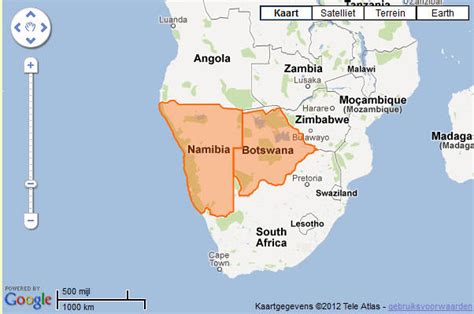 Map of namibia showing the main safari and holiday areas; 28 Namib Desert On A Map - Maps Online For You
