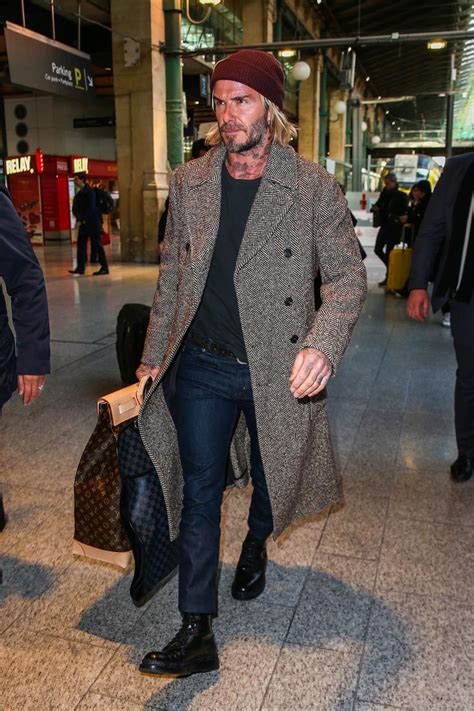 David Beckham Denim Jacket Fashion David Beckham Long Hair Denim